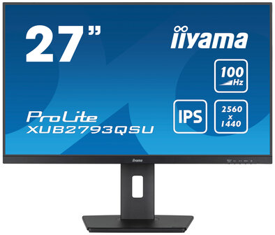 27&quot; Iiyama ProLite XUB2793QSU-B6 WQHD/DP/HDMI/IPS