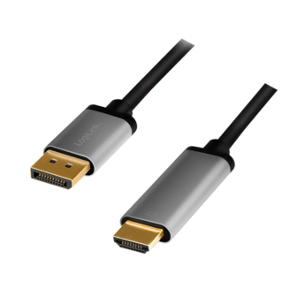 DisplayPort 1.2 --&gt; HDMI 2.00m 4K/60Hz LogiLink