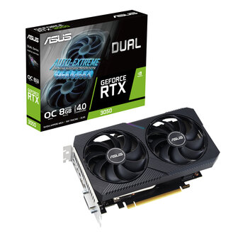 3050 ASUS DUAL RTX V2 OC Edition 8GB DP/HDMI/DVI