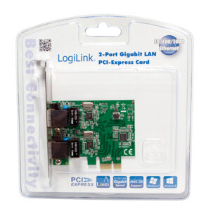 1G 2xRJ45 - Logilink PC0075