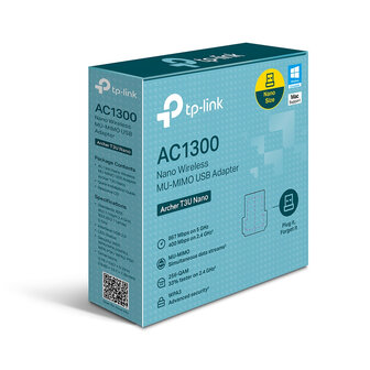 TP-Link WL 1300 USB Archer T3U NANO AC1300 Mini.