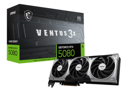 5080 MSI RTX 16G VENTUS 3X OC 16GB/3xDP/HDMI