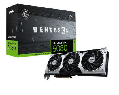 5080 MSI RTX 16G VENTUS 3X OC PLUS 16GB/3xDP/HDMI