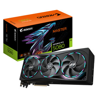 5080 Gigabyte RTX AORUS MASTER 16GB/3xDP/HDMI