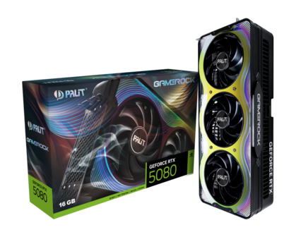 5080 Palit RTX GameRock 16GB/3xDP/HDMI