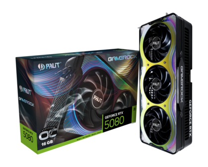 5080 Palit RTX GameRock OC 16GB/3xDP/HDMI