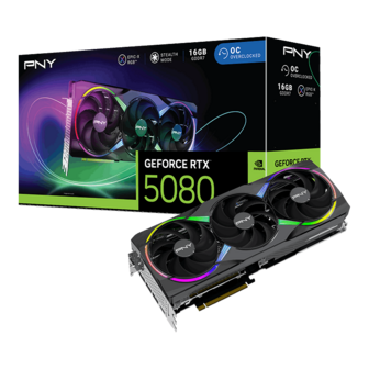 5080 PNY RTX ARGB GAMING OC 16GB/3xDP/HDMI