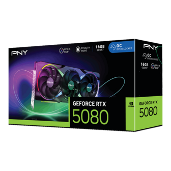 5080 PNY RTX ARGB GAMING OC 16GB/3xDP/HDMI