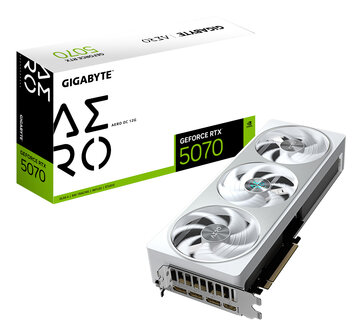 5070 Gigabyte RTX AERO OC 12GB/3xDP/HDMI - Wit