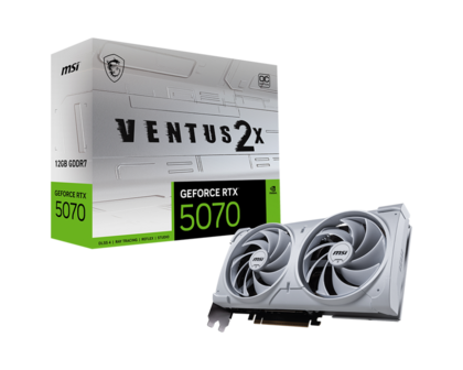 5070 MSI RTX VENTUS 2X OC White 12GB/3xDP/HDMI - wit