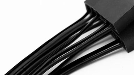 Power Train PWM Splitter kabel 2 Fans Zwart