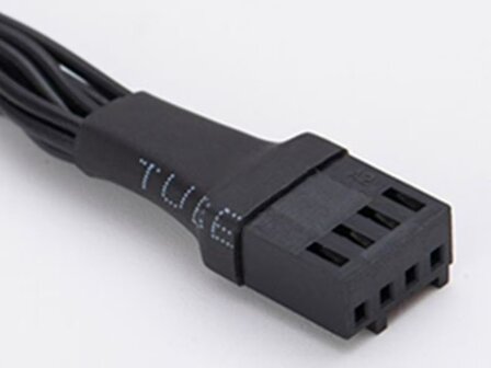 Power Train PWM Splitter kabel 2 Fans Zwart