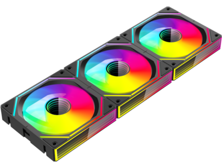 Power Train Tornado 360mm M8 ARGB PWM - Zwart