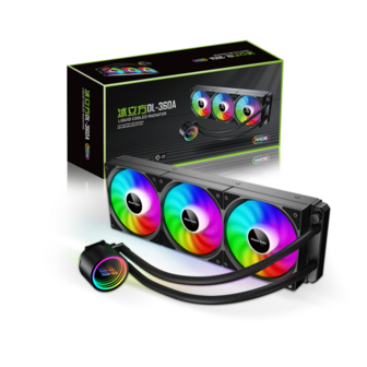Power Train Rogue 360 ARGB Waterkoeling -AMD-Intel Zwart