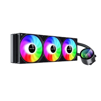 Power Train Rogue 360 ARGB Waterkoeling -AMD-Intel Zwart