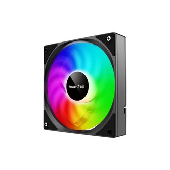 Power Train Rogue 360 ARGB Waterkoeling -AMD-Intel Zwart