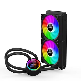 Power Train Rogue 240 ARGB Waterkoeling -AMD-Intel Zwart