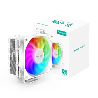 Power Train Hurricane 400K, Wit - AMD-Intel 165Watt