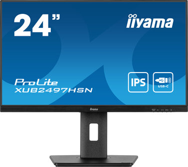 24&quot; Iiyama ProLite XUB2497HSN-B2 FHD/DP/HDMI/2xUSB/IPS