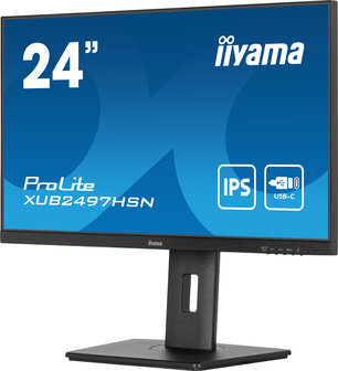 24&quot; Iiyama ProLite XUB2497HSN-B2 FHD/DP/HDMI/2xUSB/IPS