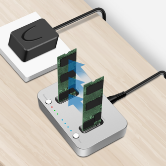 Dockingstation LogiLink 2x M.2 NVMe - USB3.2