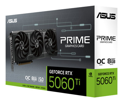 5060Ti ASUS PRIME RTX OC 8GB/3xDP/HDMI