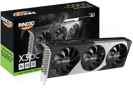 5060Ti Inno3D RTX X3 OC 16GB/3xDP/HDMI