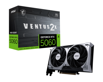 5060 MSI RTX VENTUS 2X OC 8GB/3xDP/HDMI