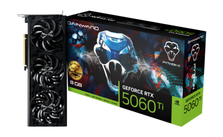 5060Ti Gainward RTX Python III OC 8GB/3xDP/HDMI