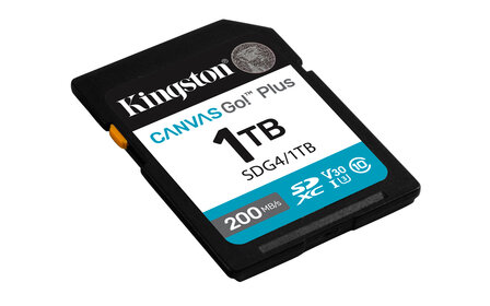 SDXC Card 1TB Kingston U3 V30 Canvas Go! Plus