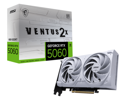 5060 MSI RTX VENTUS 2X OC WHITE 8GB/3xDP/HDMI - wit