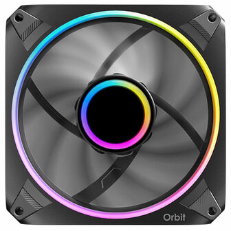Antec Orbit 120 ARGB PWM Zwart set van 3