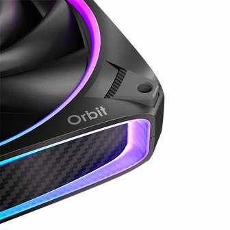 Antec Orbit 120 ARGB PWM Zwart set van 3
