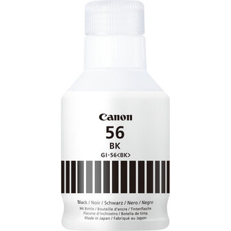Canon (I) GI-56BK Inktfles Zwart 170,0ml (Origineel)