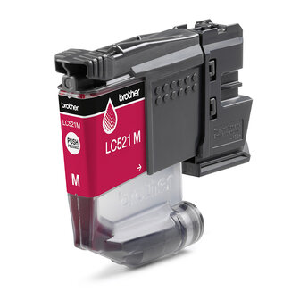 Brother LC-521M Magenta 500 pagina&#039;s (Origineel)