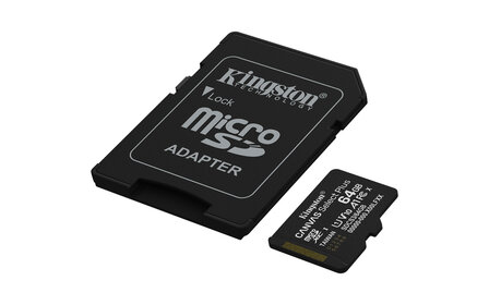 SDXC Card Micro 64GB Kingston UHS-I Canvas Select Plus