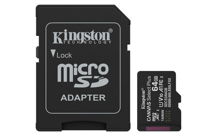 SDXC Card Micro 64GB Kingston UHS-I Canvas Select Plus