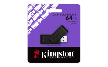 USB 3.2 FD 64GB Kingston DataTraveler Exodia S Gen 1