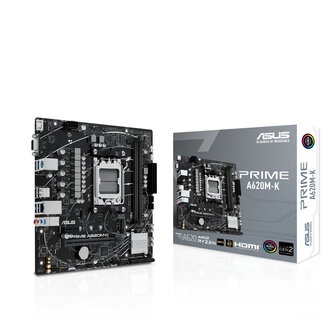 Asus AM5 A620M-K PRIME - DDR5/M.2/HDMI/VGA/&micro;ATX