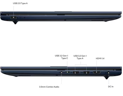 ASUS 17,3&quot; C5-120U/16GB/512GB/FHD IPS/W11 Blauw RENEW
