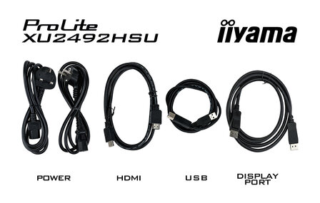24&quot; Iiyama ProLite XU2492HSU-B6 FHD/DP/HDMI/4xUSB/IPS