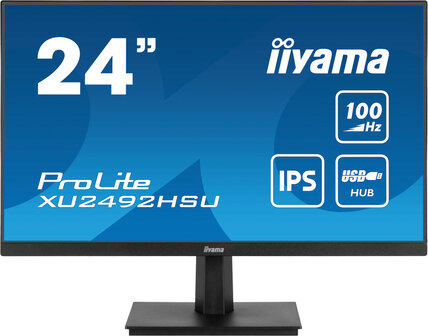 24&quot; Iiyama ProLite XU2492HSU-B6 FHD/DP/HDMI/4xUSB/IPS