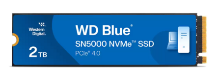 2TB M.2 PCIe NVMe WD Blue SN5000 5150/4850