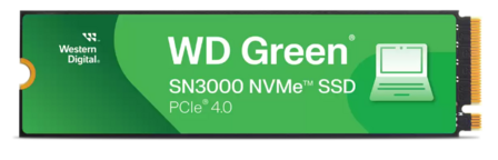 2TB M.2 PCIe NVMe WD Green SN3000 5000/4200