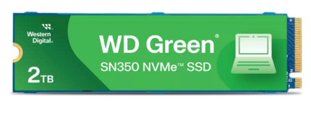 2TB M.2 PCIe NVMe WD Green SN350 3200/3200