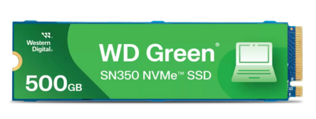 500GB M.2 PCIe NVMe WD Green SN350 2400/1500