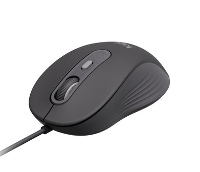 Logitech Signature M520 for Business Optical USB-C Zw.