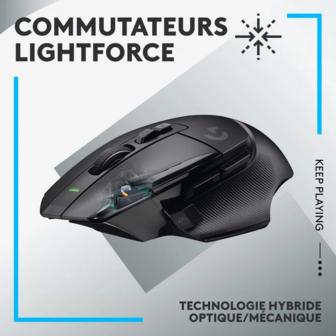 Logitech G G502 X LIGHTSPEED Optical USB-A Wireless Zw.