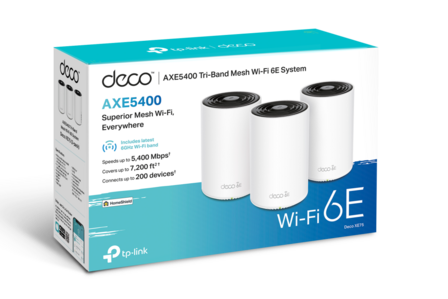 TP-Link Deco XE75 - AXE5400 Mesh WiFi6E set van 3.