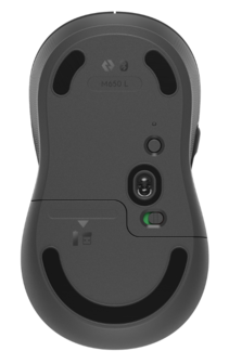 Logitech M650 (L) Signature Optical USB-A Grijs Wireless